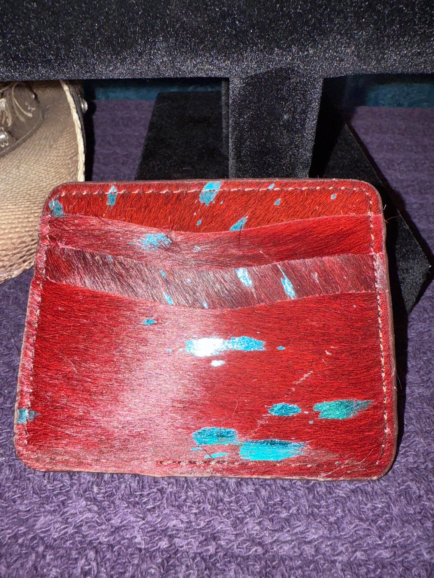 Leather & Cowhide coin and card holders