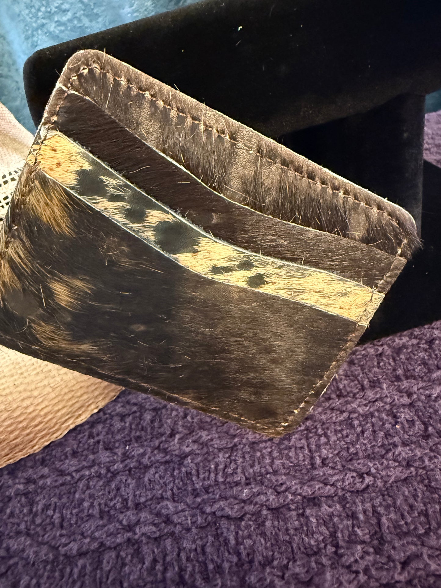 Leather & Cowhide coin and card holders