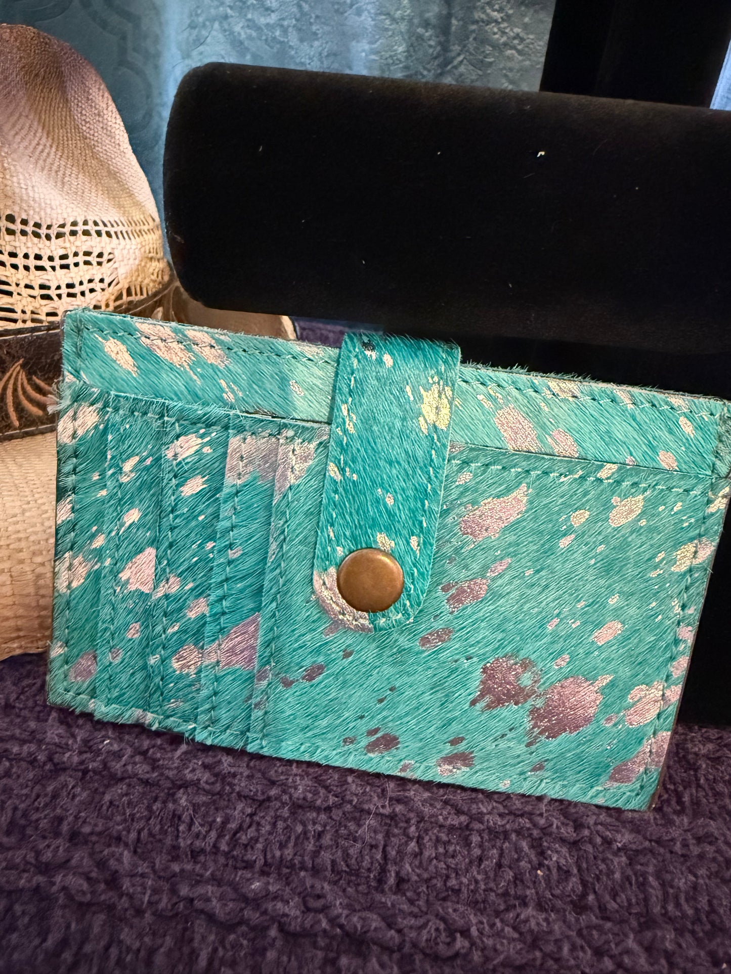 Leather & Cowhide coin and card holders