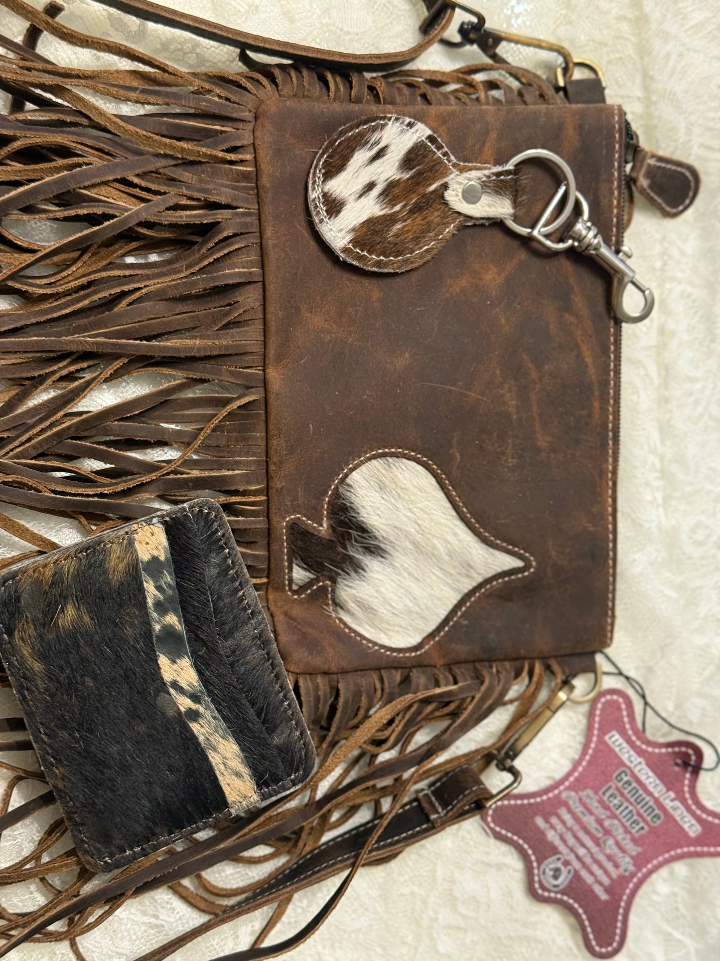 Leather & Cowhide Crossbody