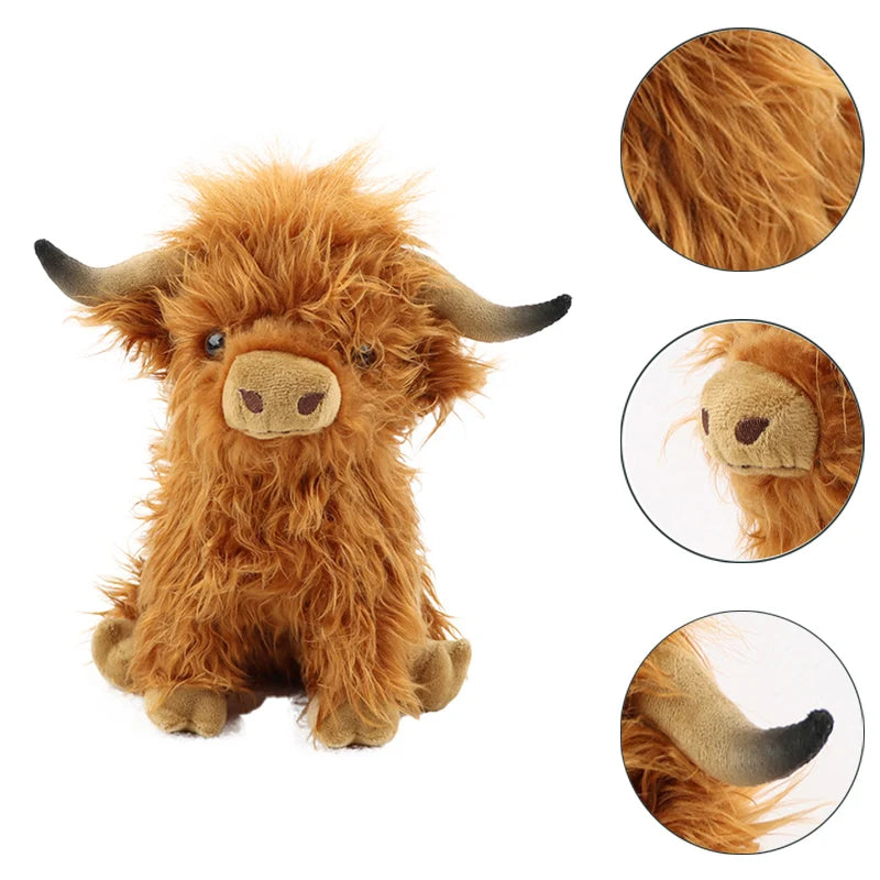 Stuffed Highland Cow Plushie