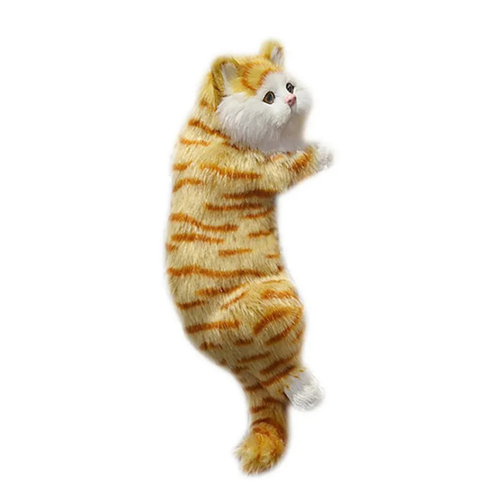 Stuffed Hanging Cat Decoration Soft & Realistic
