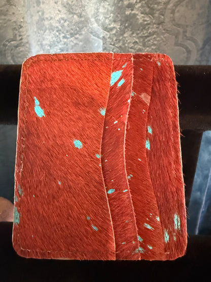 Leather & Cowhide coin and card holders