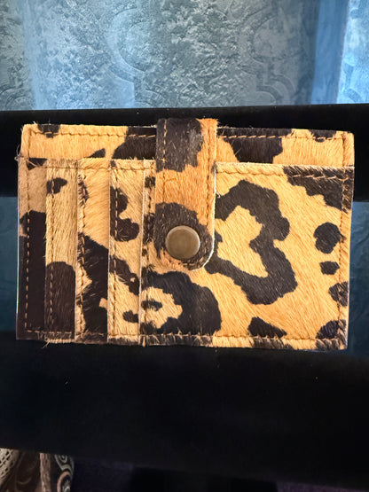 Leather & Cowhide coin and card holders