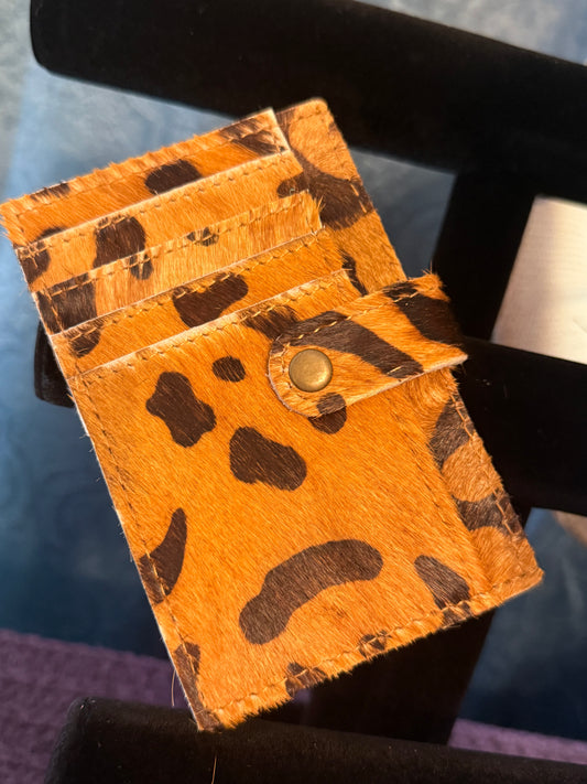 Leather & Cowhide coin and card holders