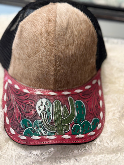 Cowhide & Leather Ball Caps