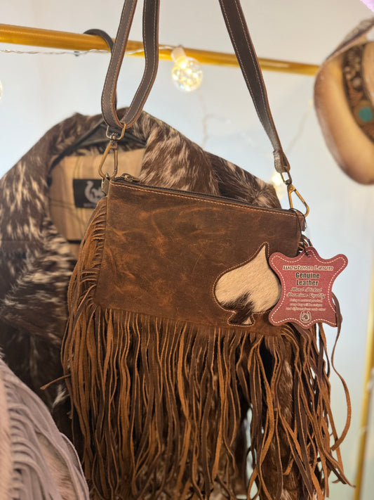 Leather & Cowhide Crossbody