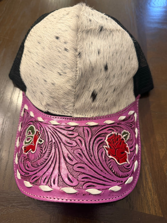 Leather Ball Cap