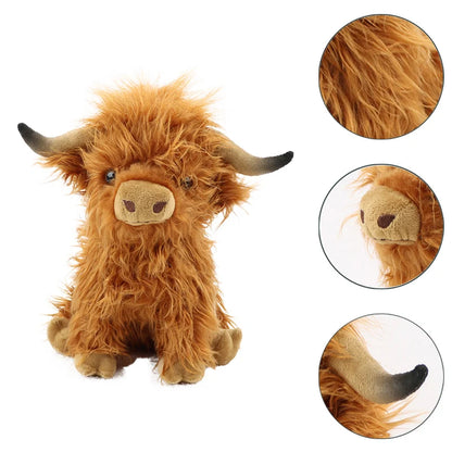 Stuffed Highland Cow Plushie